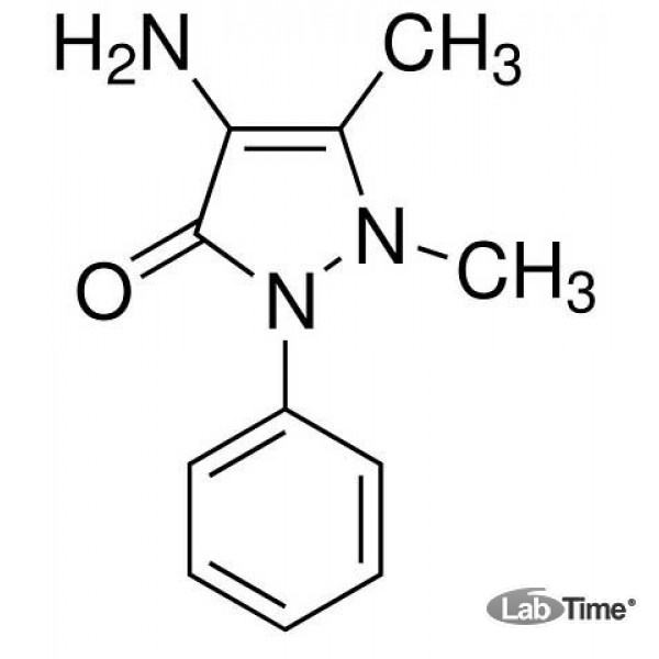 Аминоантипирин-4, хч, чда, Reag. Ph. Eur., 99%, 25 г (Sigma)