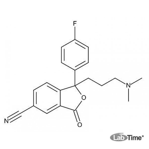 Примесь С, (3RS)-6-Cyano-3-[3-(dimethylamino)propyl]-3-(4-fluorophenyl)isobenzofuran, 100 мг (LGC)