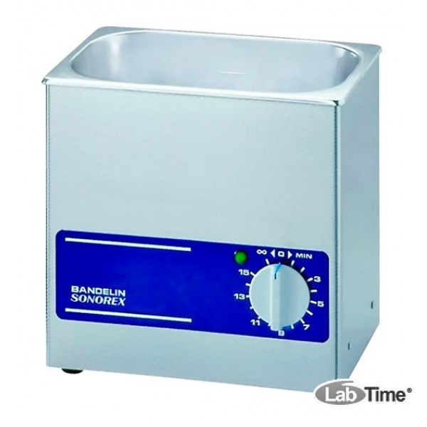 Ванна ультразвуковая SONOREX SUPER 5,5л RK 255 со сливным краном